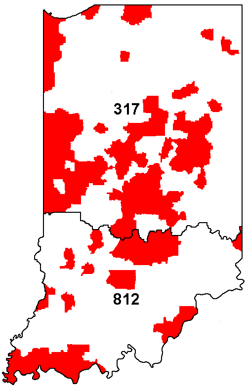 Area codes 317 and 463 - Wikipedia
