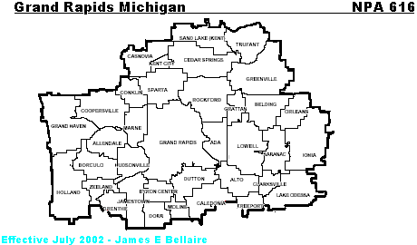 666 vs 616; Area Code 269